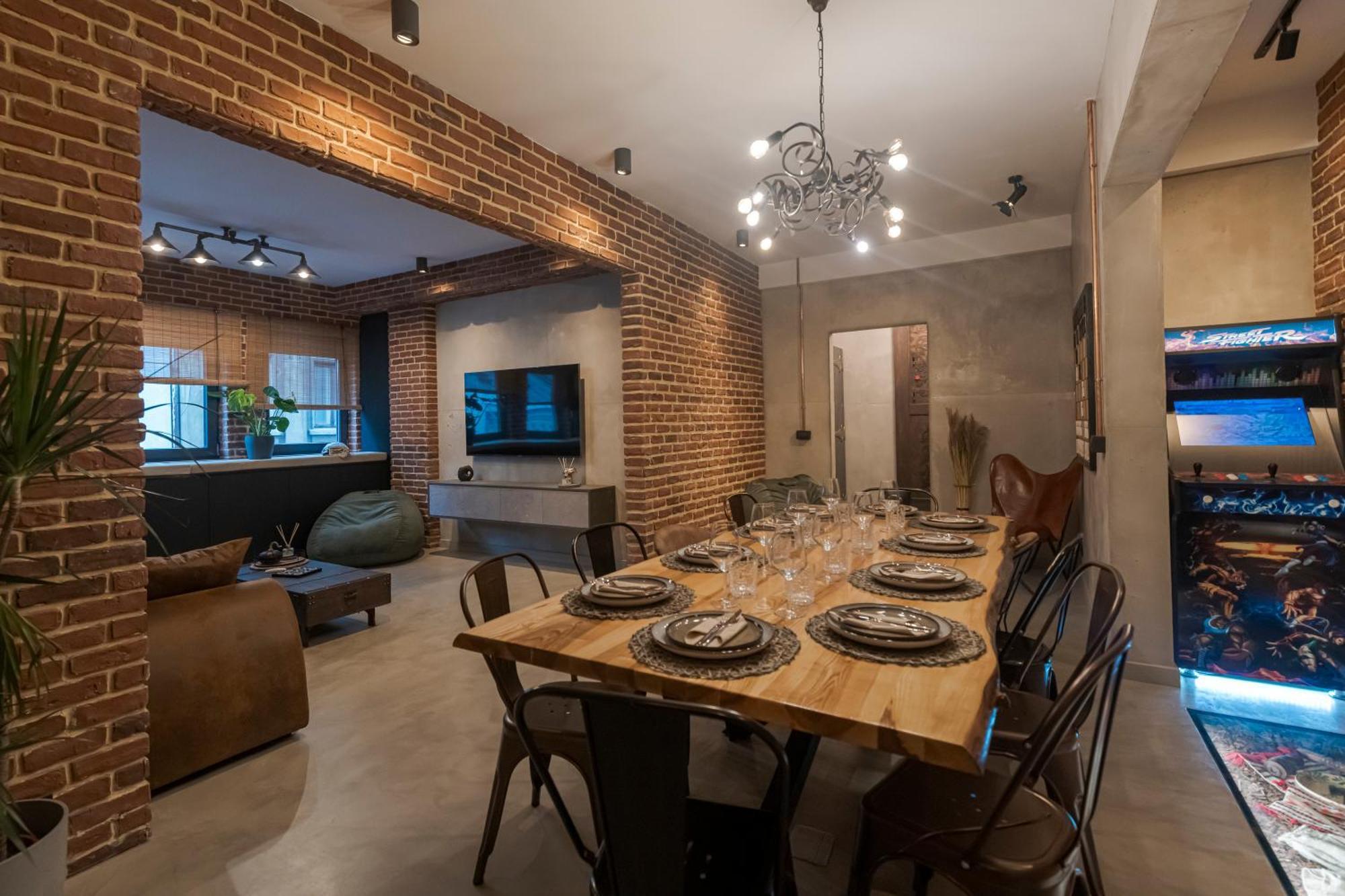Apartment The Old Town Industrial Vault - A Fusion Of Past & Present Bukarest
